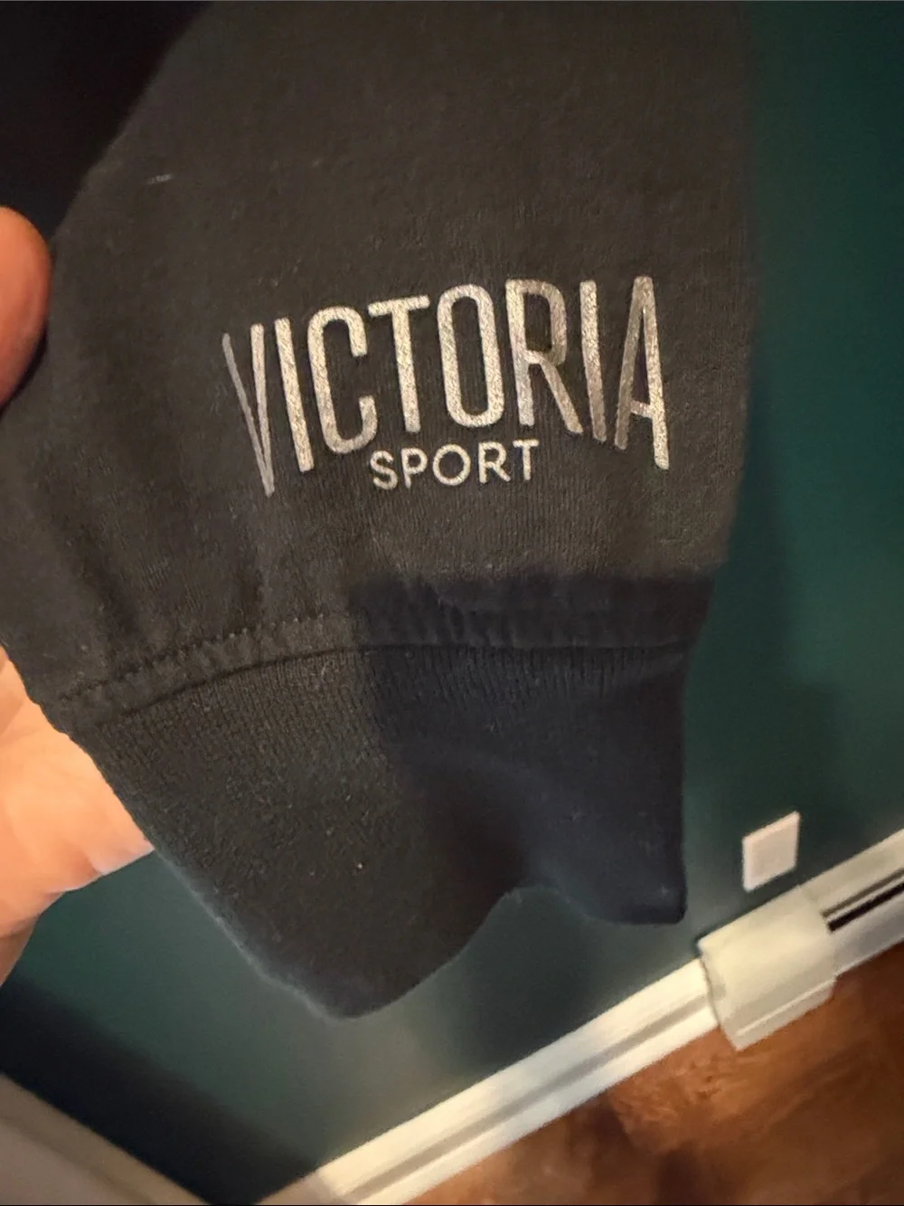 Victoria's Secret Black Crewneck Sweatshirt